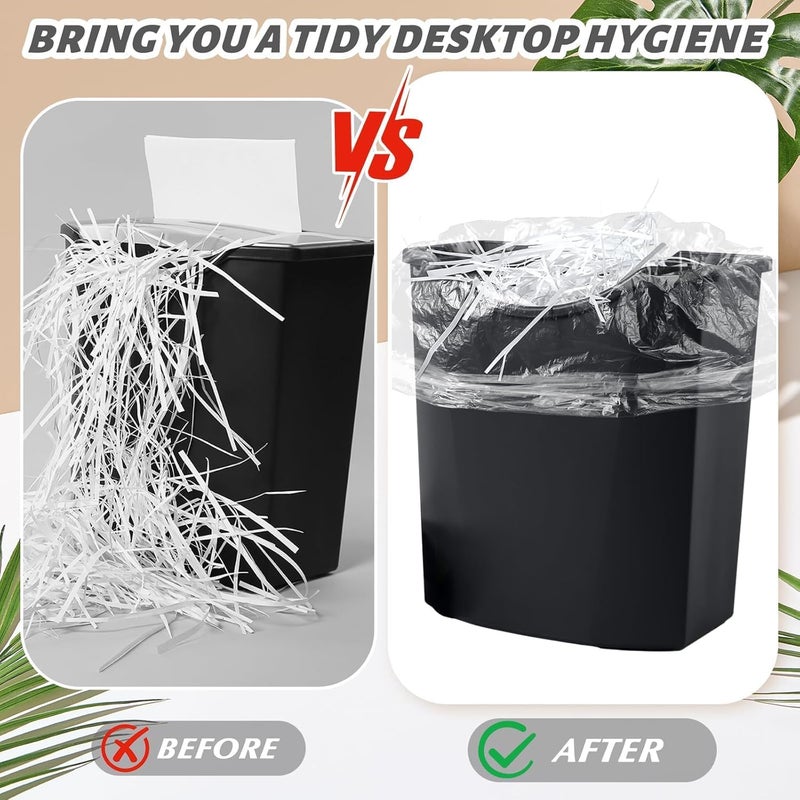 YooNotee 200 Pcs Shredder Bags Large Gallon Size Paper Shredder Bags for Home Office Paper Trash Shredded Materials(23.62 x 27.56 Inches) - Image 4